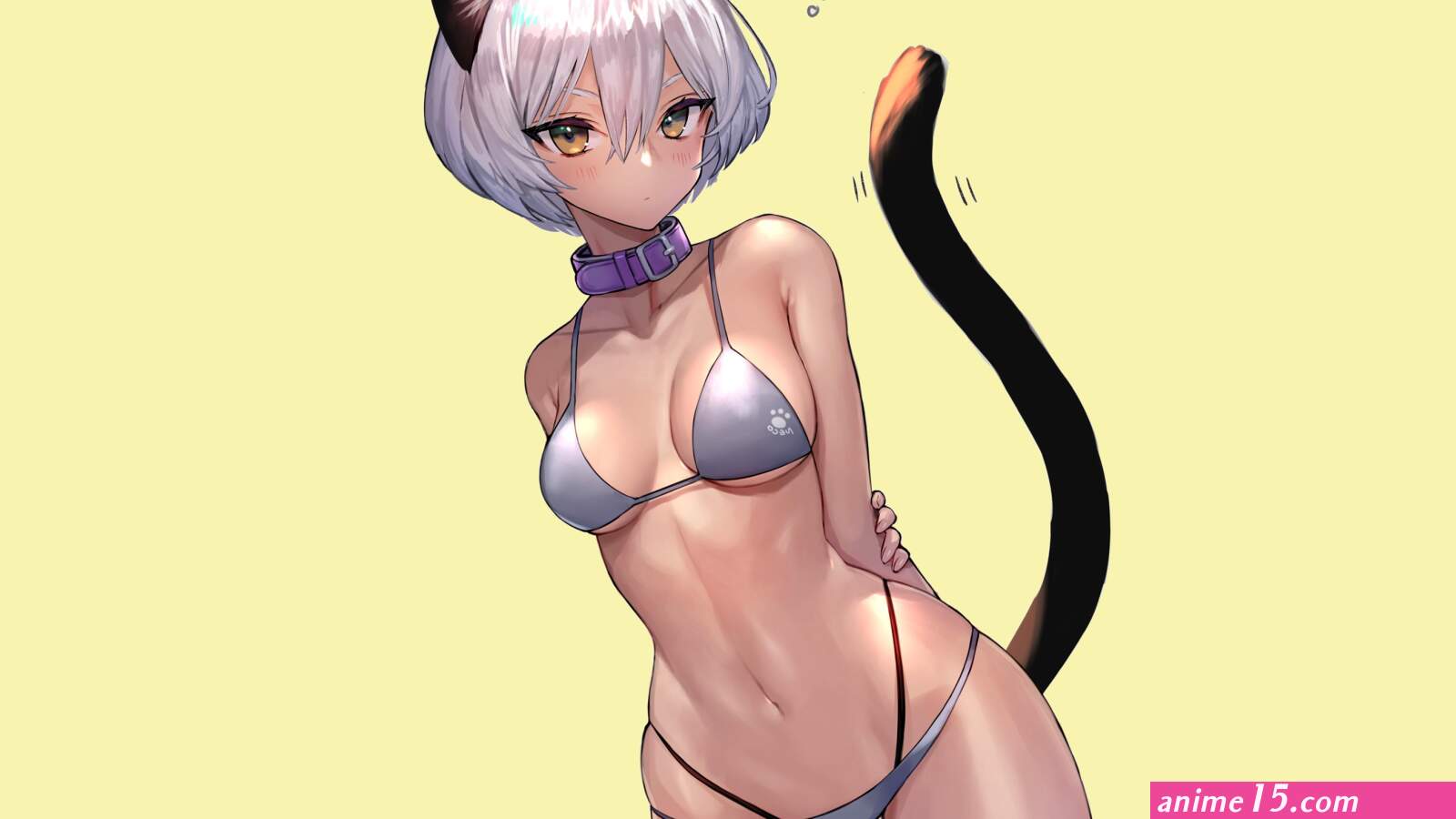 girl sexy pussy boobs neko anime kitty babe 3840x2160
