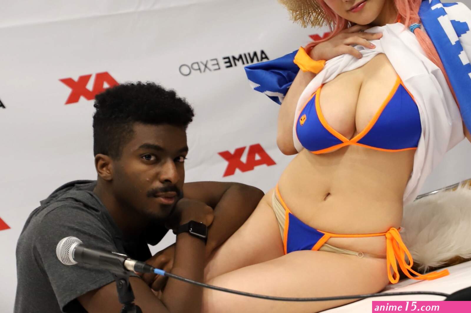 Kaho Shibuya some lucky ass guy at anime expo Porn Pic
