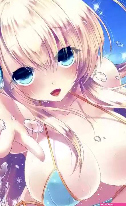 Ananyadesigns Anime boku-wa-tomodachi-ga-sukunai-blondes-blue-eyes-big-boobs-bikinis-hentai-ecchi-kashiwazaki-sena Wallposter Paper Print