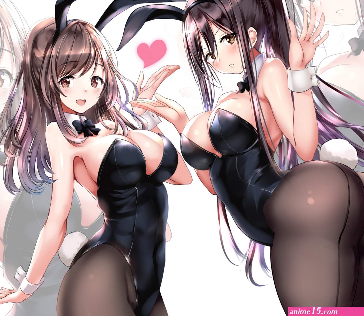 Wallpaper : bunny girl bunny ears ass big boobs anime girls brunette long hair 2992x2598