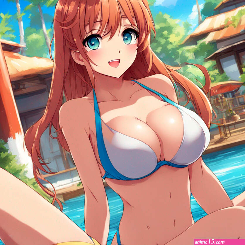Girl In Bikini With Big Butt And Big Boobs She Has by Aiimagesanddrawing on DeviantArt