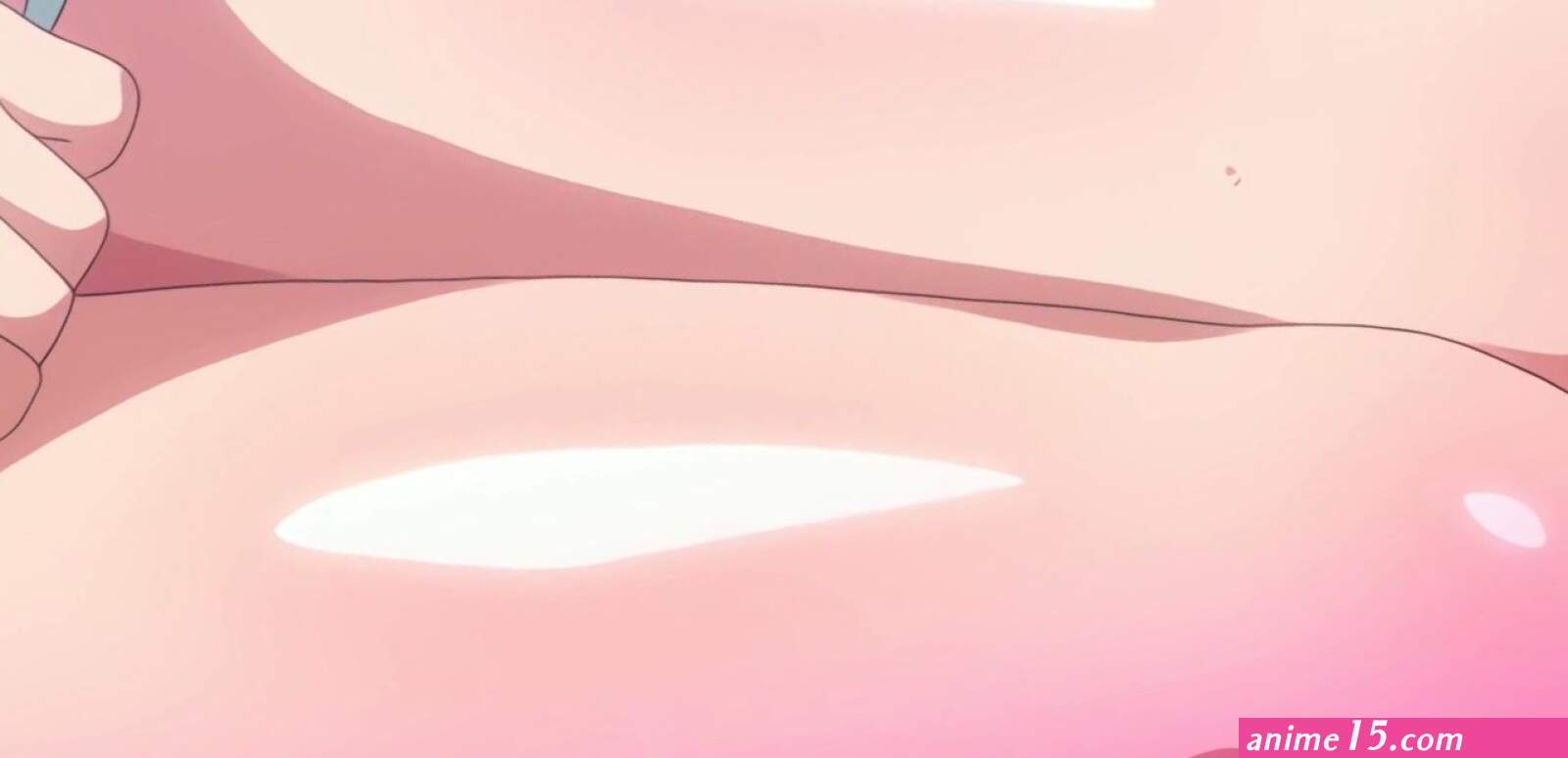 Naughty anime girl rubs her wet pussy and takes a hard pecker