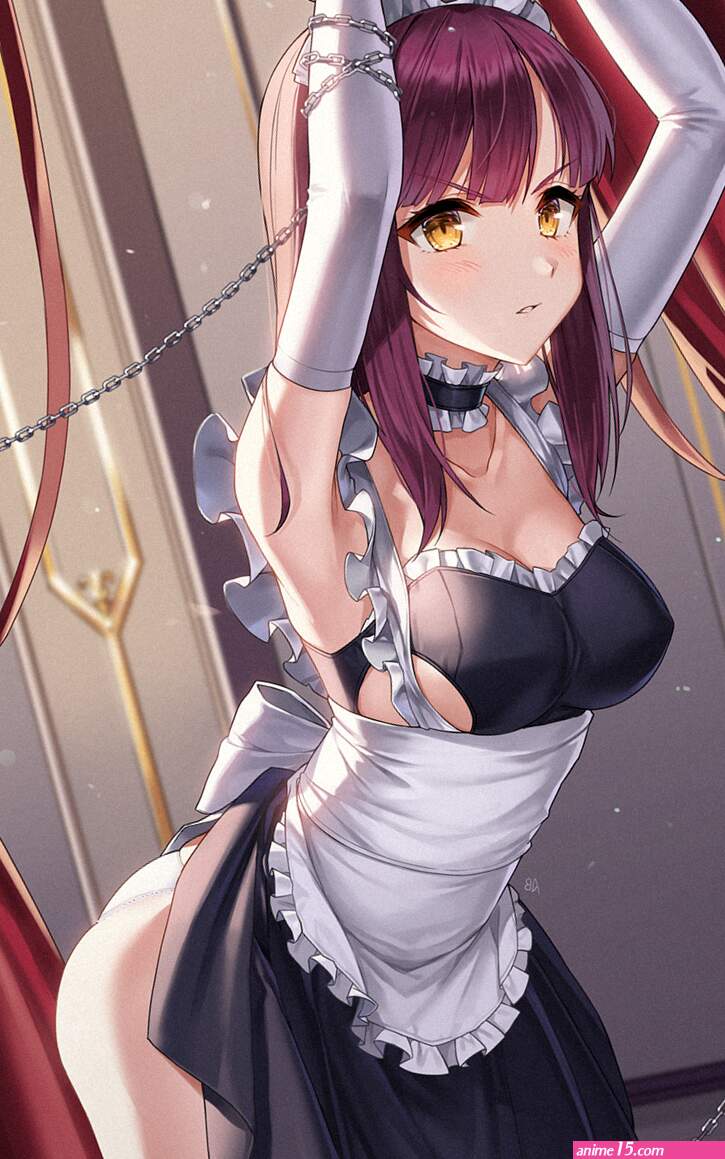 aliceblue bondage maid pantsu skirt lift stockings thighhighs