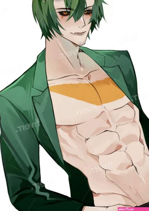 Draw male nsfw in anime style characters vtuber boys by Sankukki