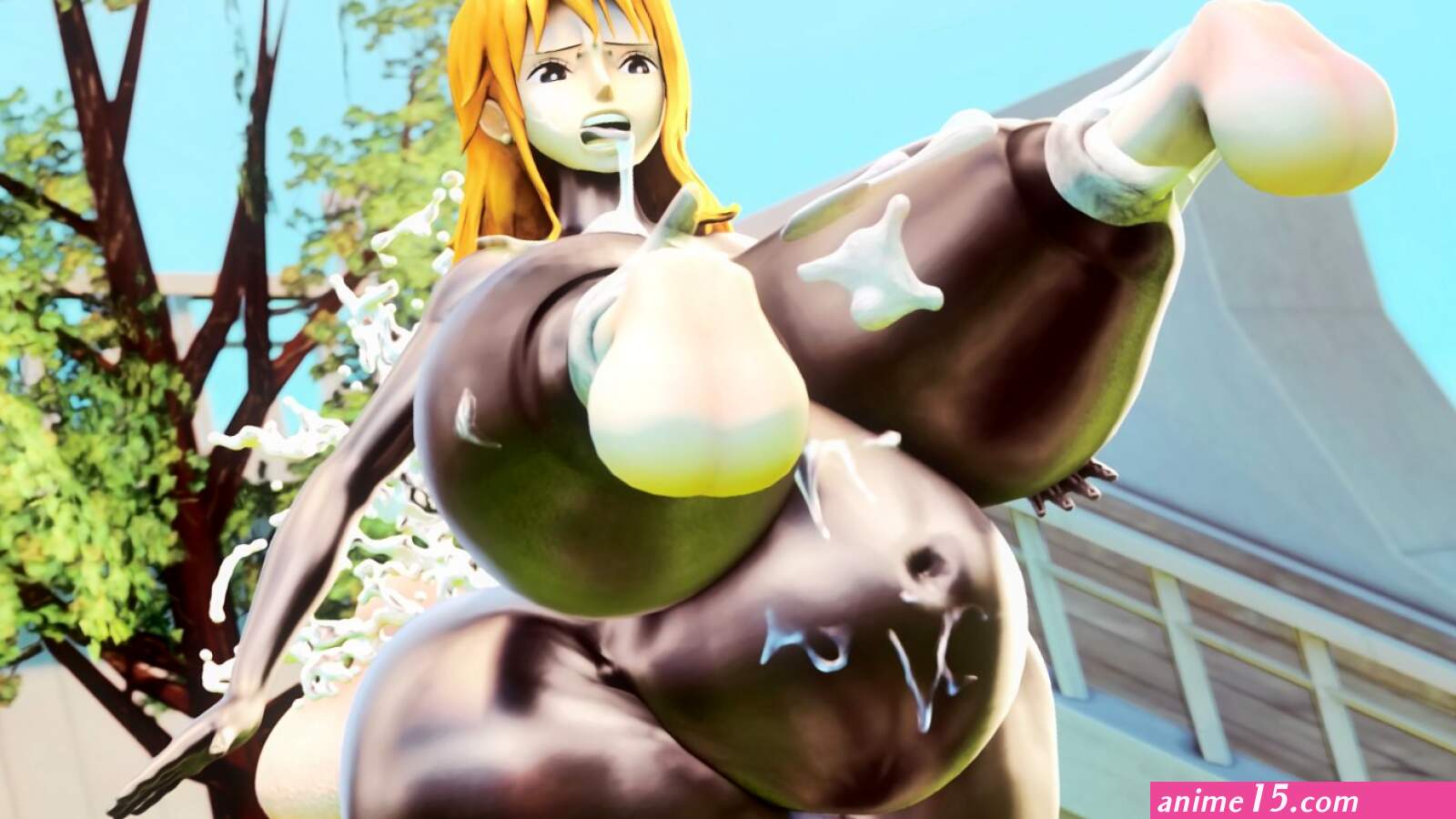 GaraseOpen For Comms on X: Dont ask me why but i decide to make nami nipple fucklatex Nami NamiSwan onepiece nipplefuck sex lewd sourcefilmmaker sfm waifu latex penis ecchi boobs 3d rule34