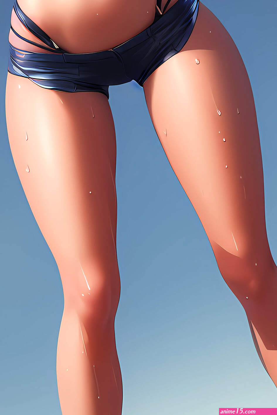 Attractive Anime Girl Thigh Focus Thigh Gap Jui by Paxien on DeviantArt