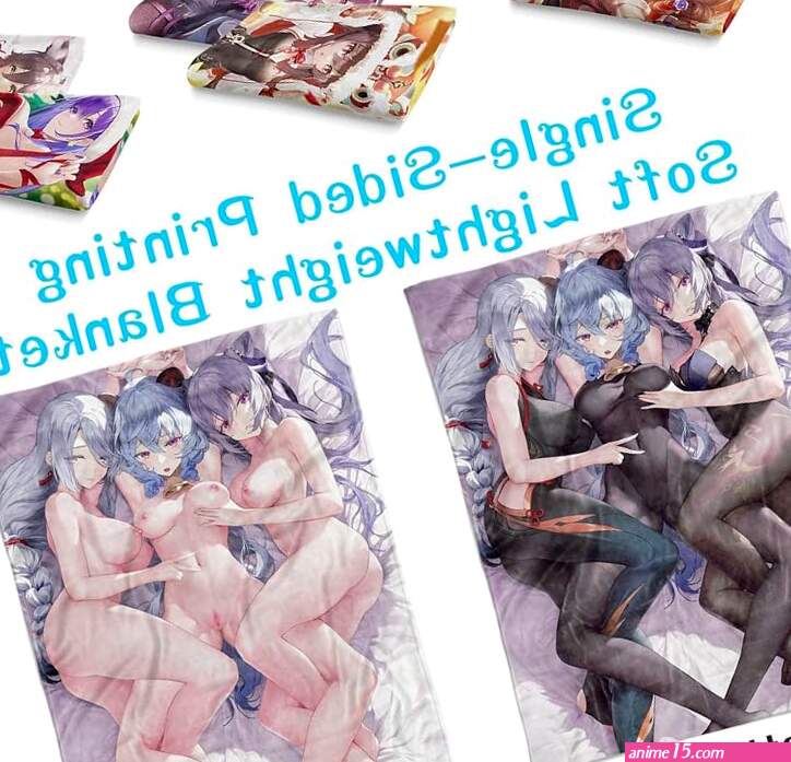 : itakkaito Anime BoobsNaked Anime GirlEcchi WaifuHot GirlsSexy Anime GirlsNude Anime Girl GnyuKeqingShenheUncensored Blanket for The Couch Bed