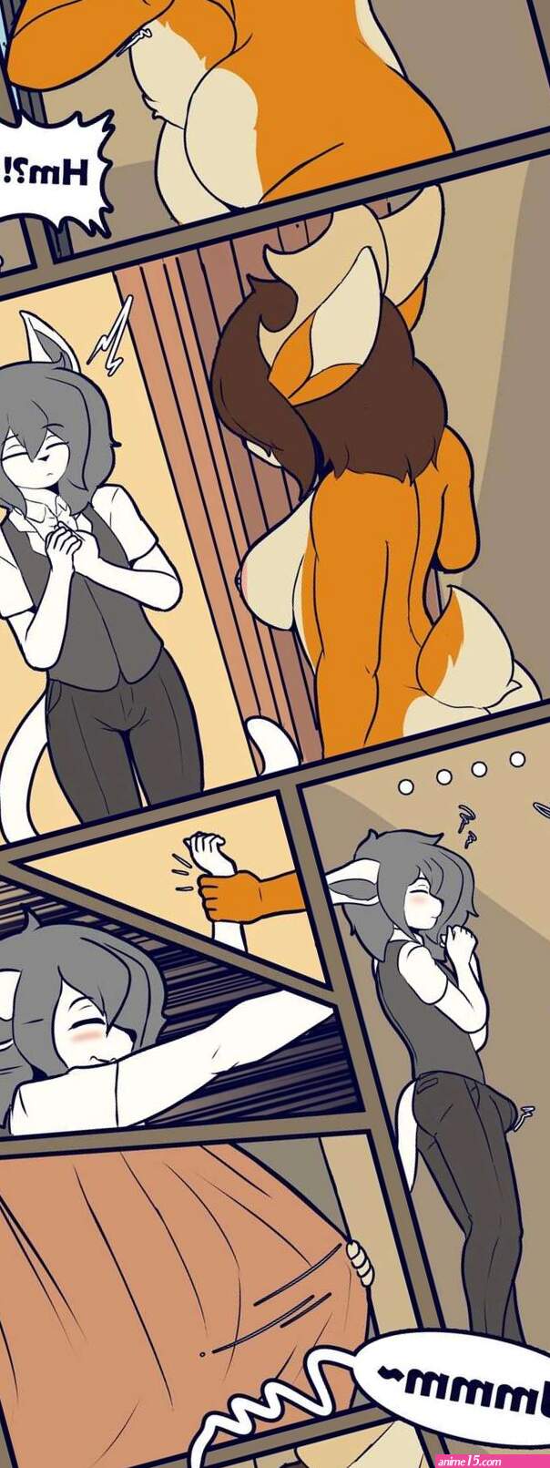 Porn comic Changing Room Sex. Theman Sex comic sexy brunette furry