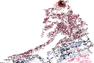 chikokuma original animated animated gif third-party edit 1girl anus ass black socks blue hair blush breasts censored cervix clitoris dark-skinned female dark skin female focus female pubic hair kneehighs lying nipples no