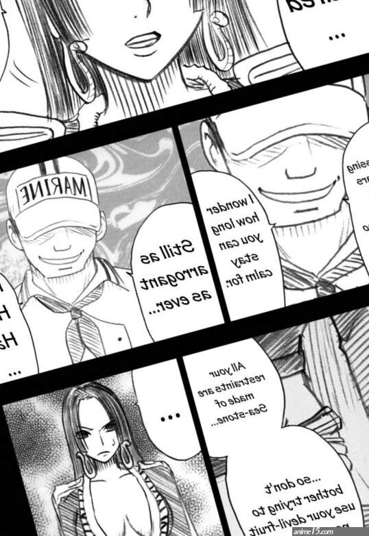 Snake Princess Boa Hancock gets gangbanged by the marines for treason