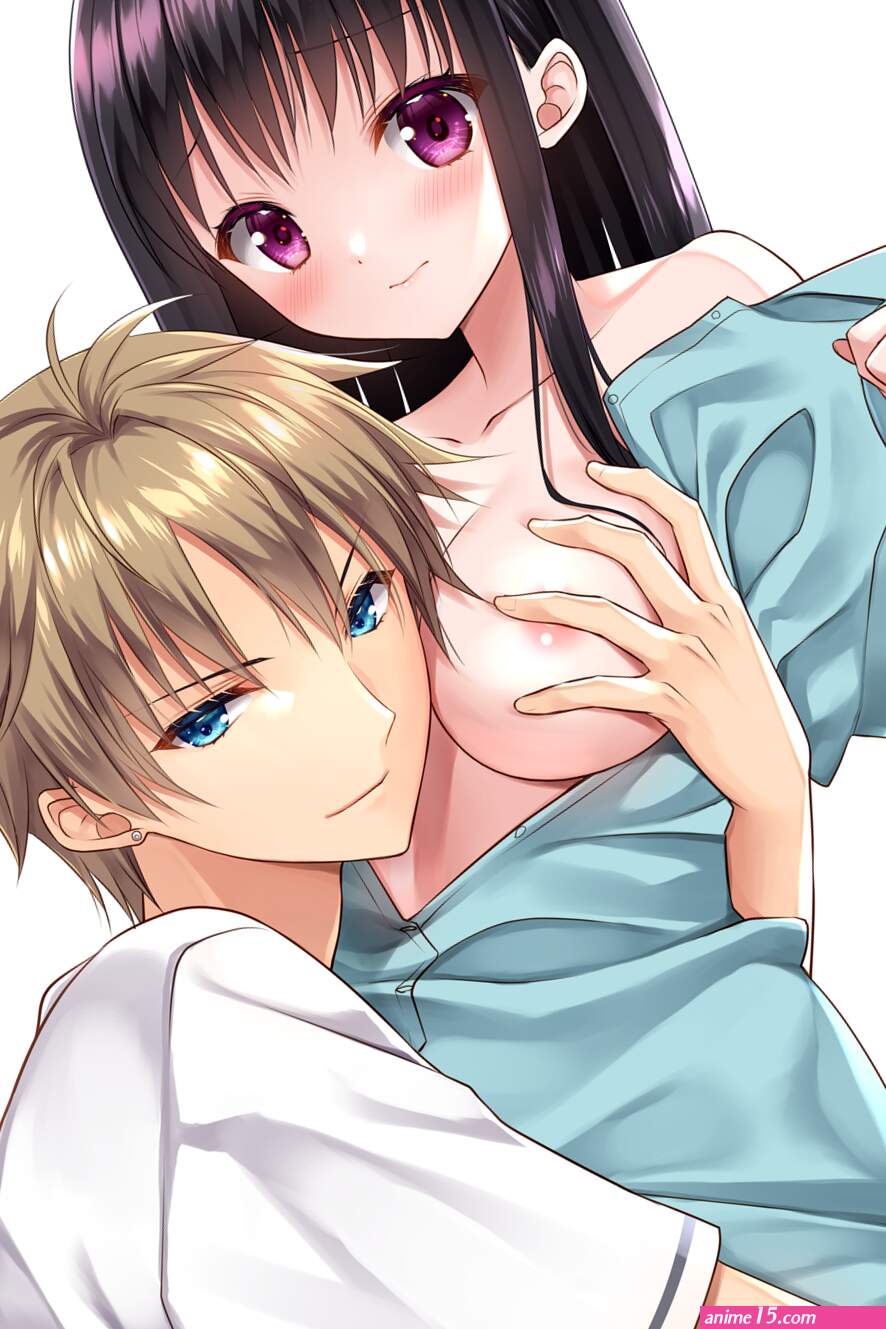 minatsuki alumi areola breast grab breasts no bra open shirt