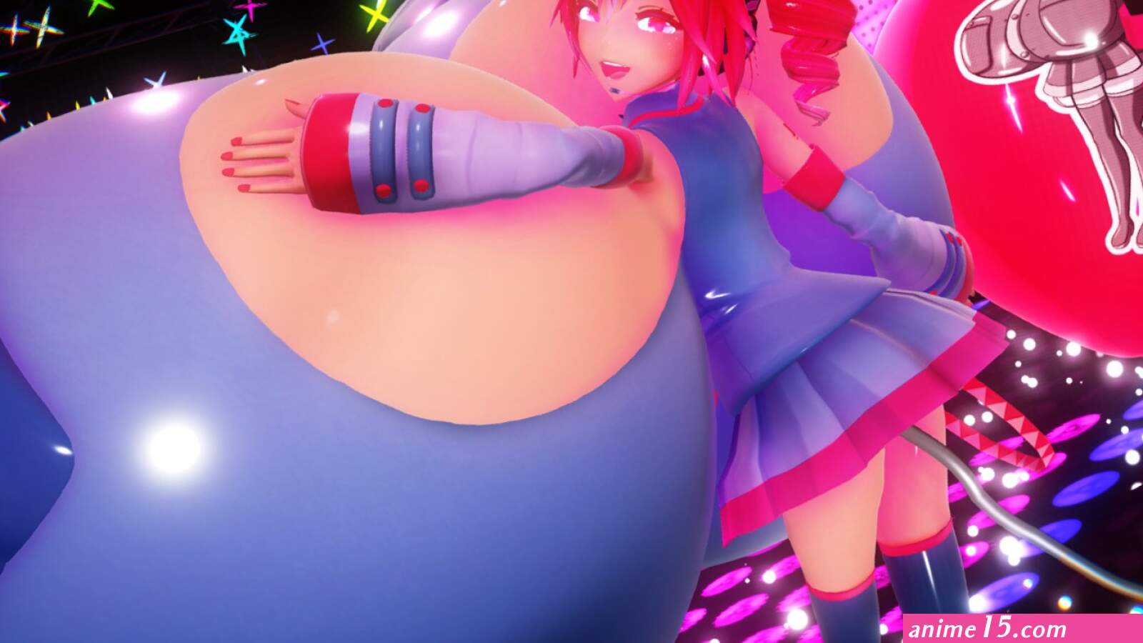 Kasane Teto balloon breasts inflation