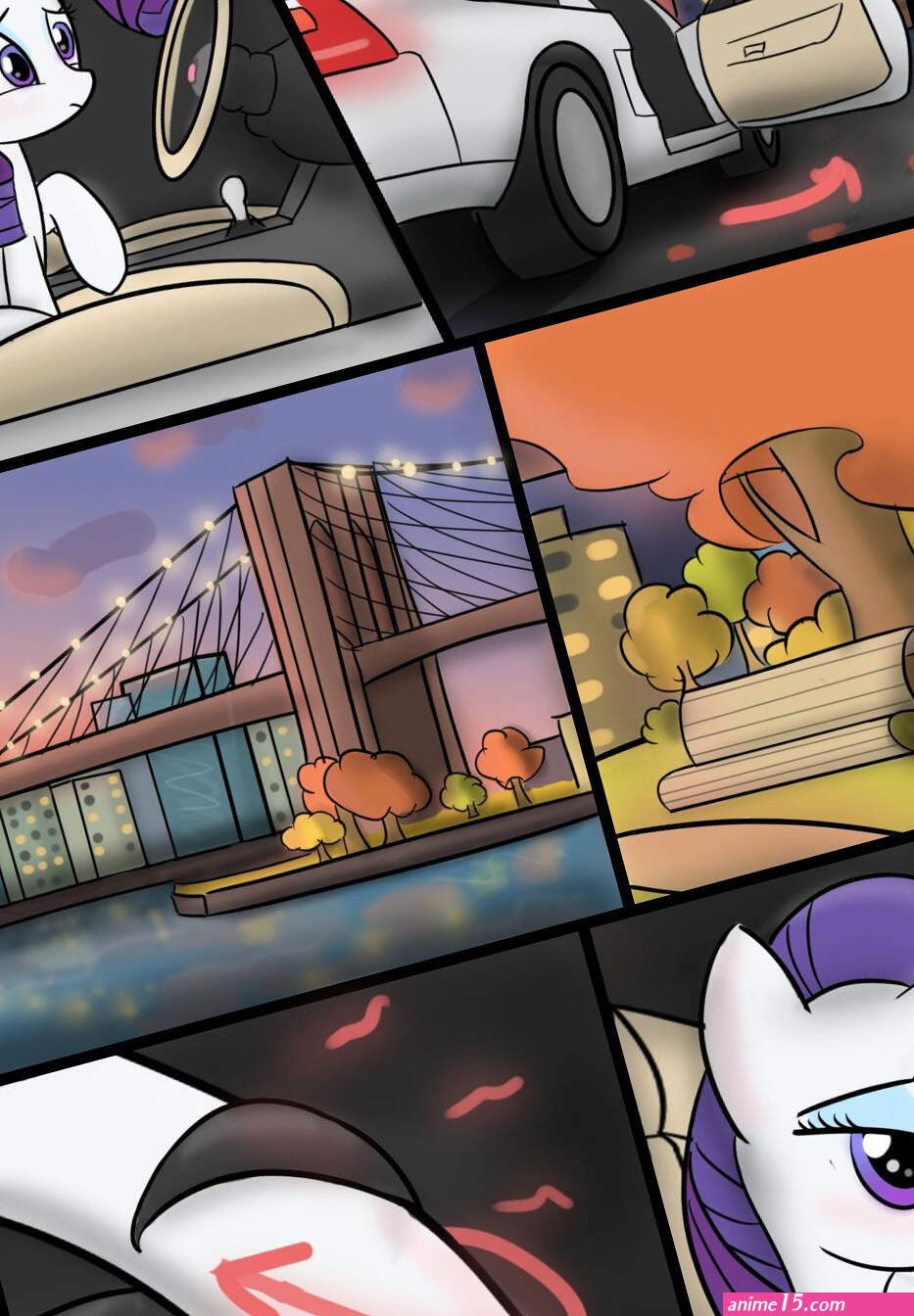 Raritys Car Porn comic Cartoon porn comics Rule 34 comic