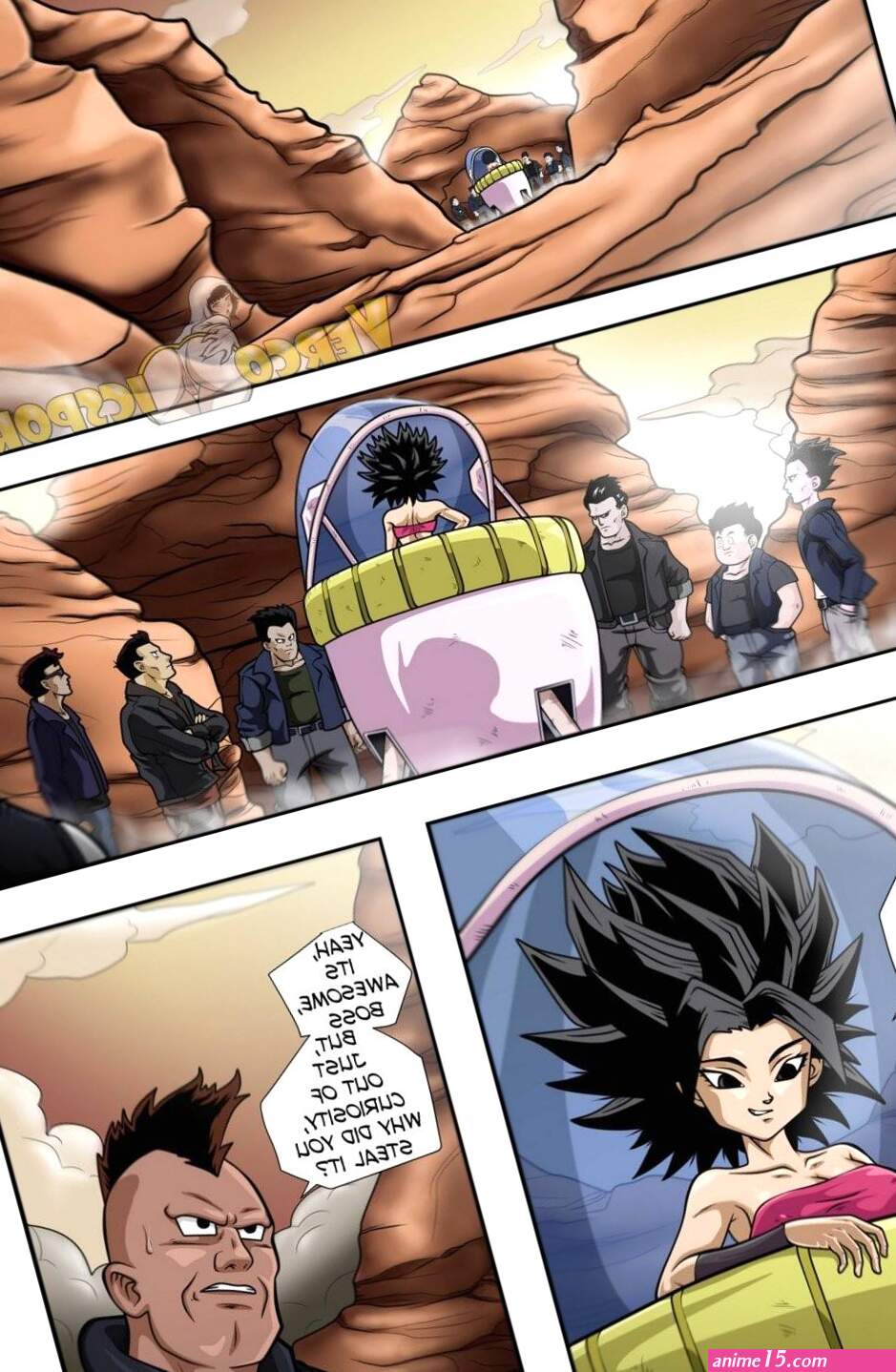 Trunks and Caulifla porn comic