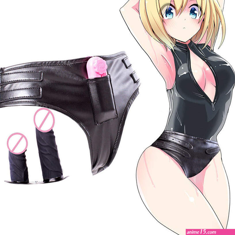 Chastity Belt Panties with Vibrating Plug Strap on Bondage Underwear G-String