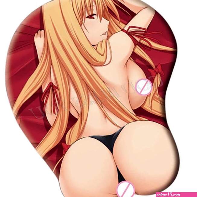 Cute Soft Sexy Cartoon Girl 3D Big Breast Boobs Silicone Wrist Rest Support Mouse Pad Mat 3D Mouse Pads with Wrist Support