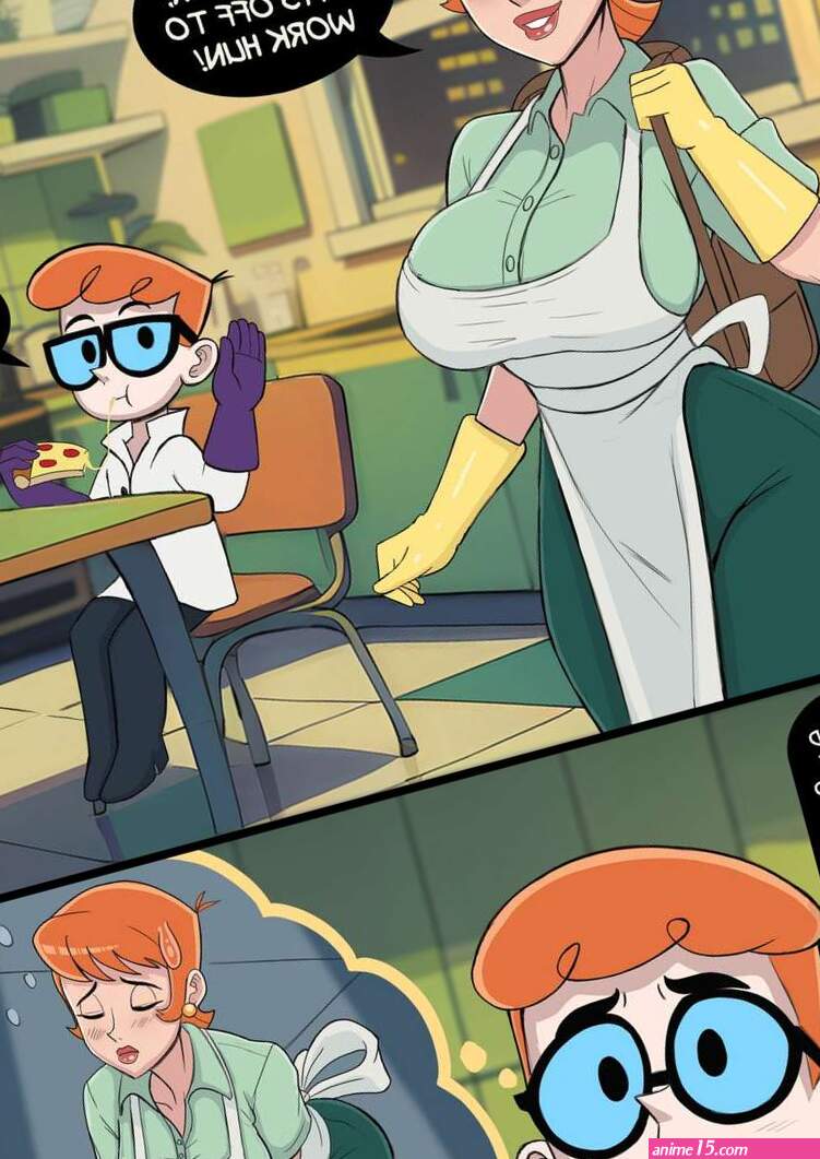 Porn comic Dexters Mom. Deep Cleaning. Dexters Laboratory. Meegol. Sex comic hot redhead MILF