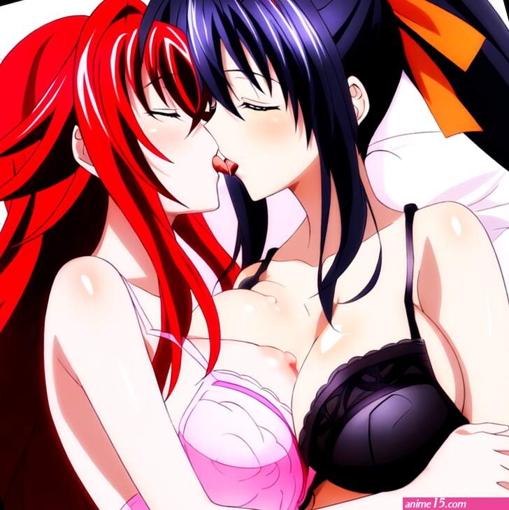 Rias x Akeno. Sapphic eroticism 3 by guloyu84 on DeviantArt