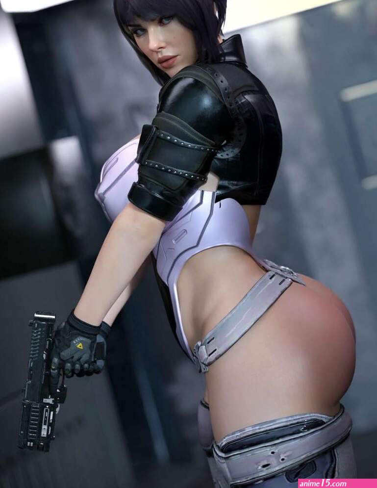 Porn comic Ghost in the Shell 2017. Rude Frog. Sex comic sexy brunette MILF