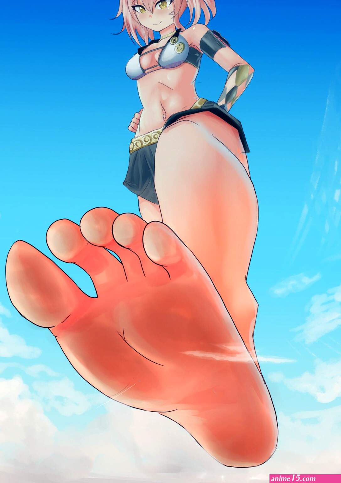 SandraMystic Commission Open on X: I love gtss feet :3 so huge stomp gts giantess girl growth anime feet shrunken city tiny size toes