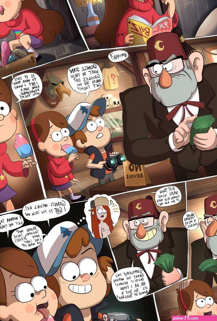 Post 1871677: comic DipperPines GravityFalls MabelPines Shadman StanleyPines WendyCorduroy