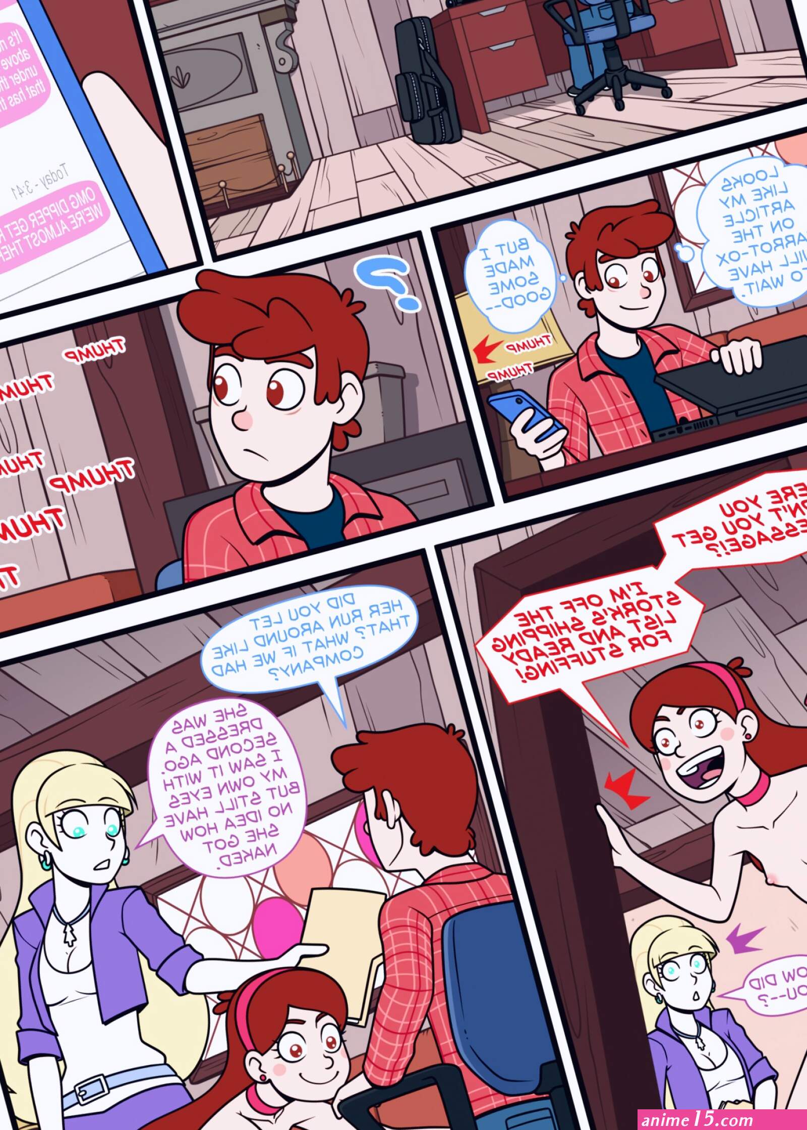 Bawdy Falls porn comic