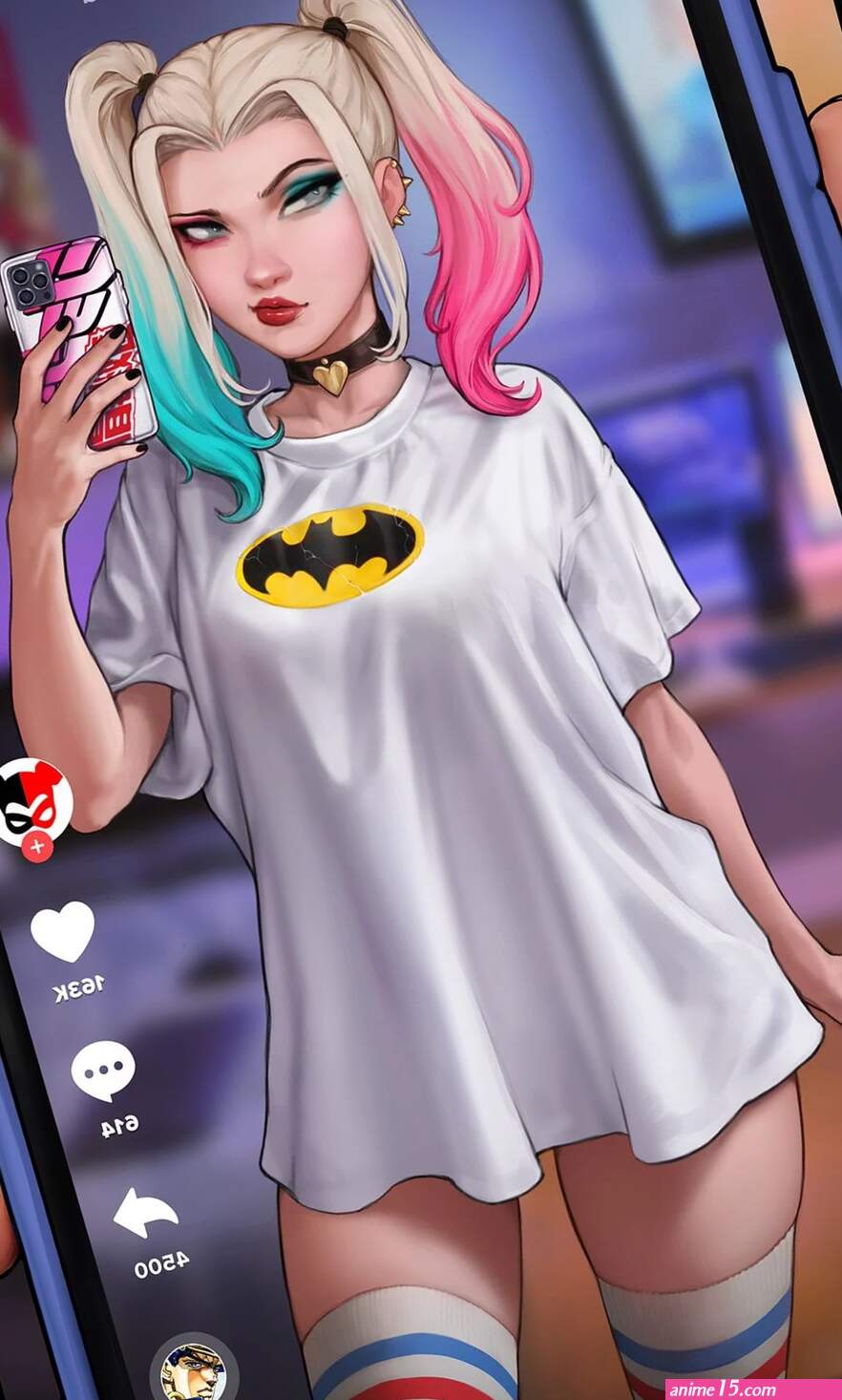Harley Quinn tries to ruin NNN! Porn Comics by Aroma Sensei BatmanDC Universe Rule 34 Comics