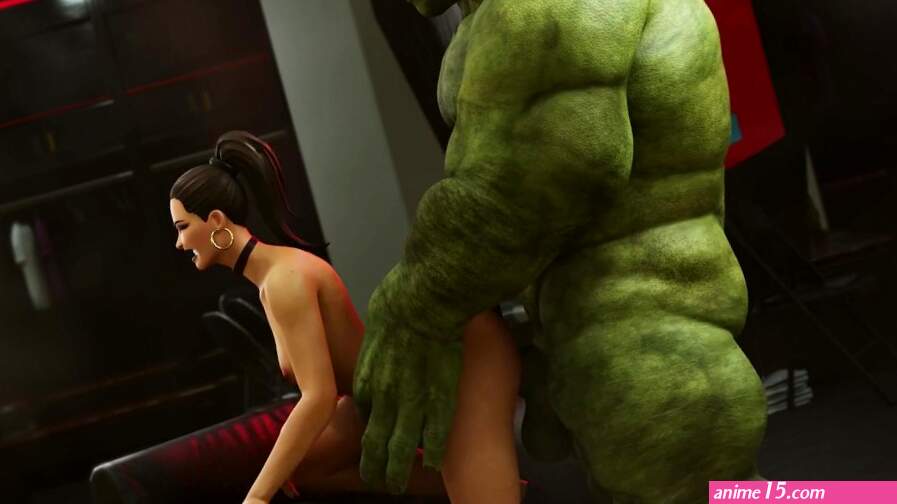 Hulk and She-Hulk having fun
