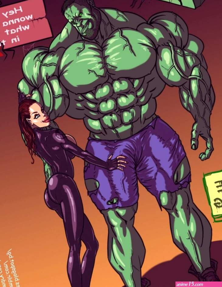 Hulk vs Black Widow Porn comic Rule 34 comic Cartoon porn comic