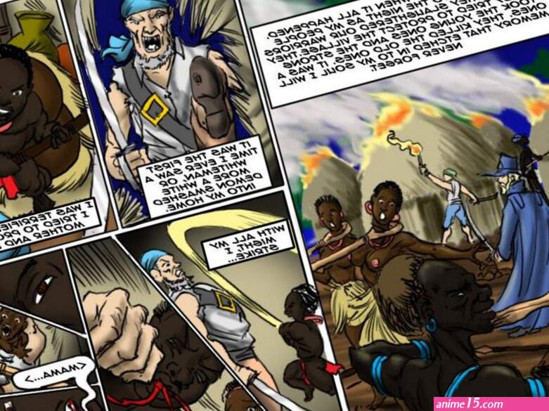 Manza- illustrated interracial