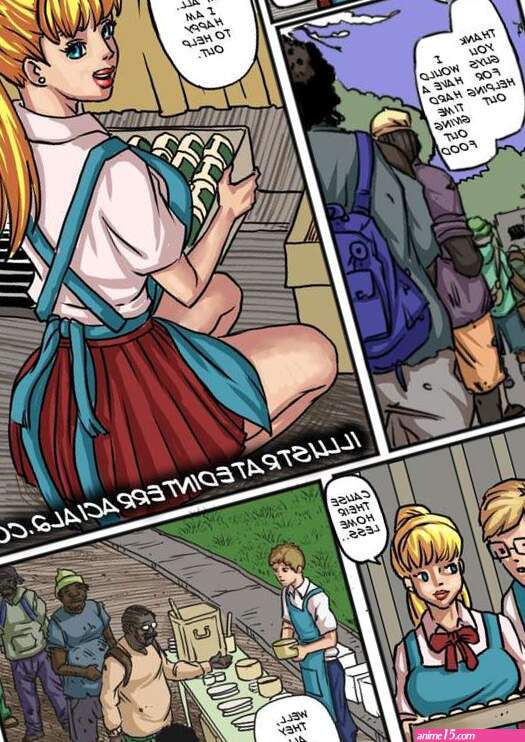 Porn comic Mura. Illustratedinterracial Sex comic blonde volunteered to