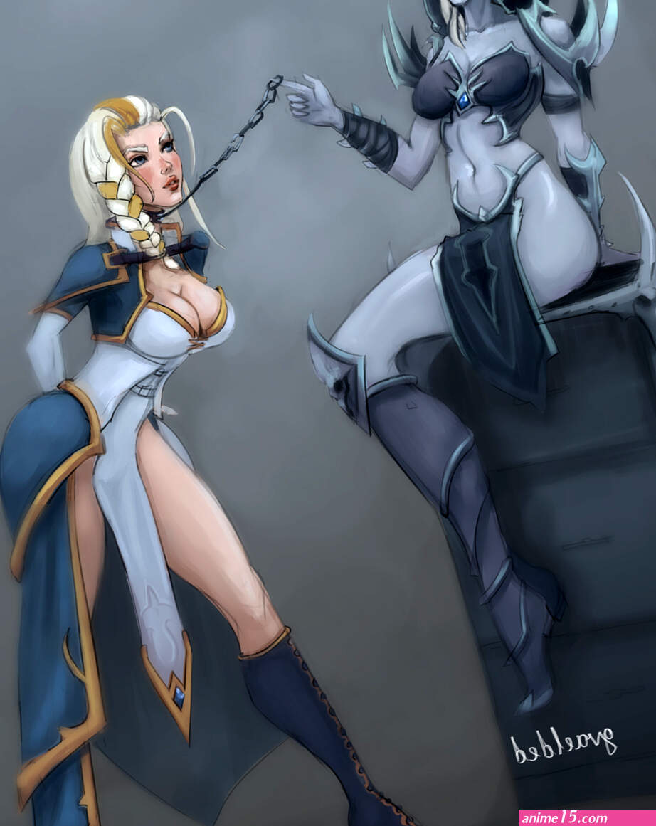 sylvanas and jaina by gvaelded