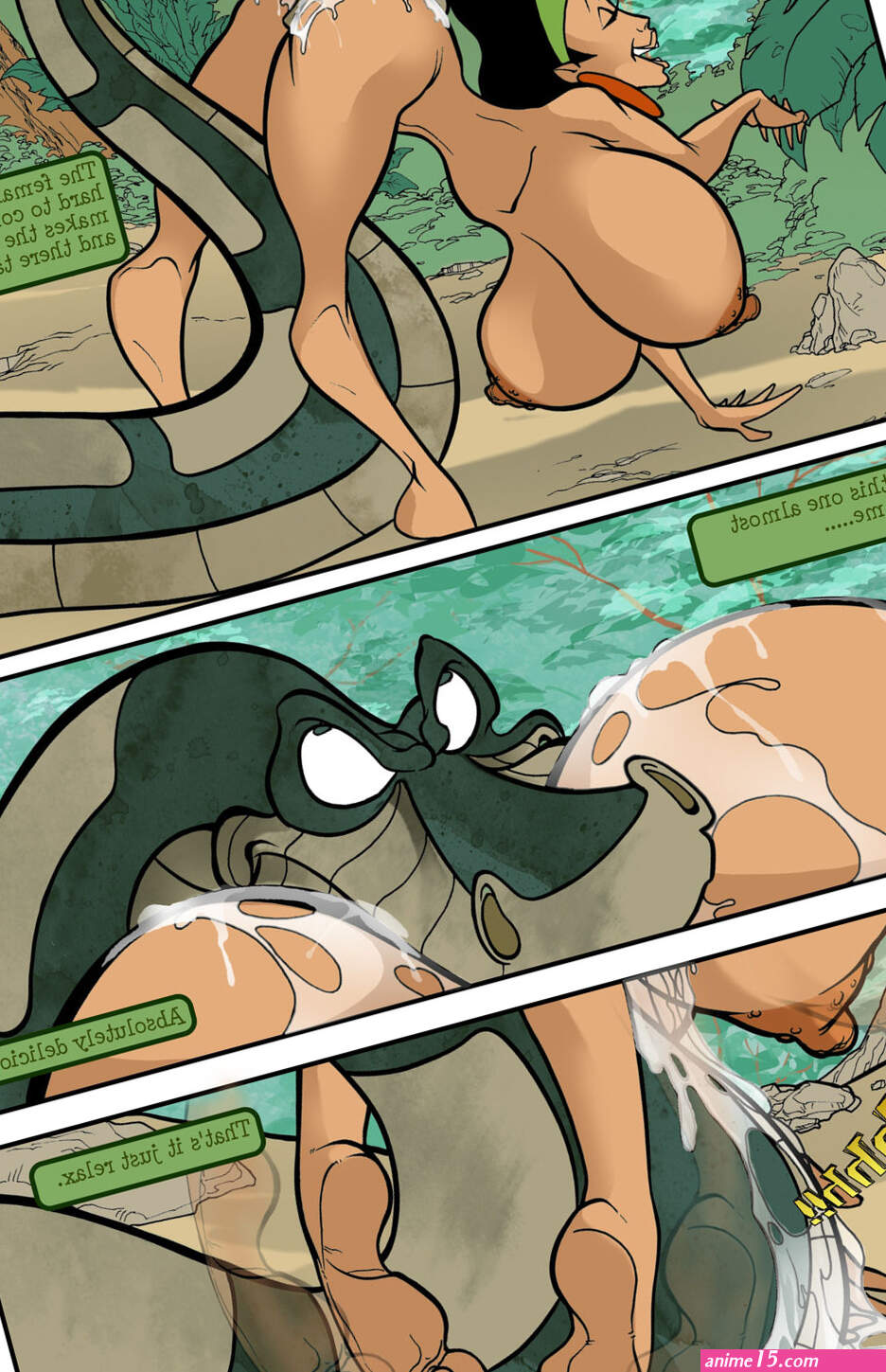 Snake in Eden- Omac The jungle book