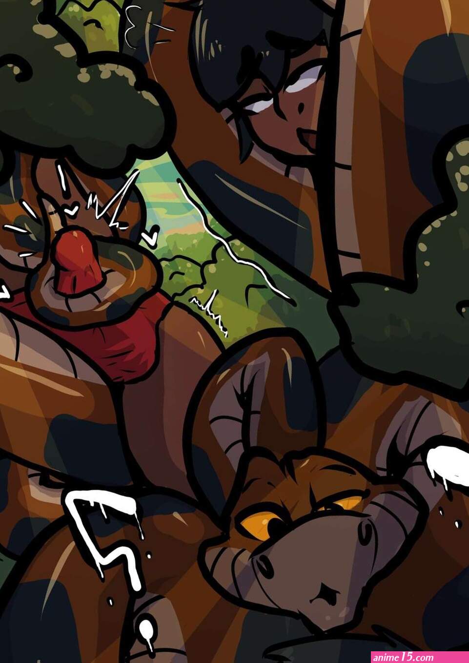 Kaa x Mowgli 2 Porn Comic