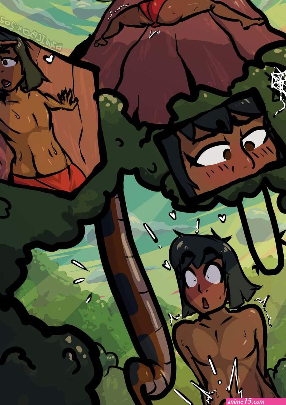 Kaa x Mowgli 2 Porn Comic