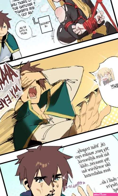 Porn comic Konosuba. Ennhentai Sex comic guy was very
