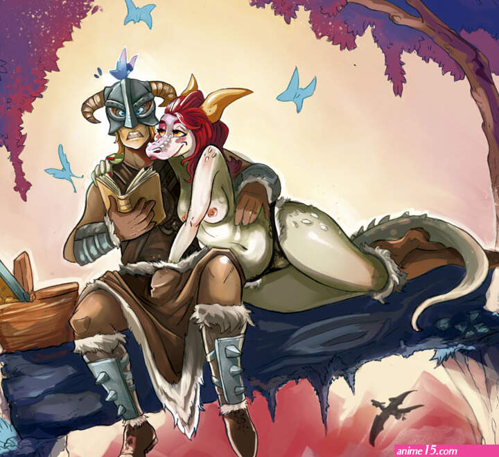 The Lusty Argonian Maid by MrPinkFox