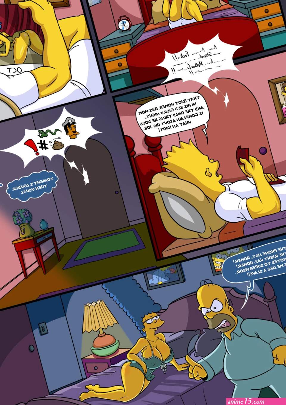 Porn comics Simpsons Bart and Marge