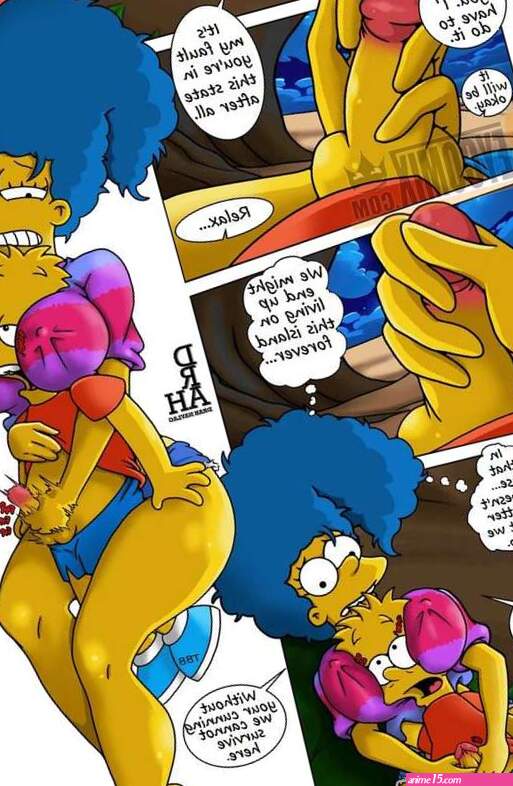 Porn comic The Simpsons Paradise. DRAH NAVLAG Sex comic MILF Marge and