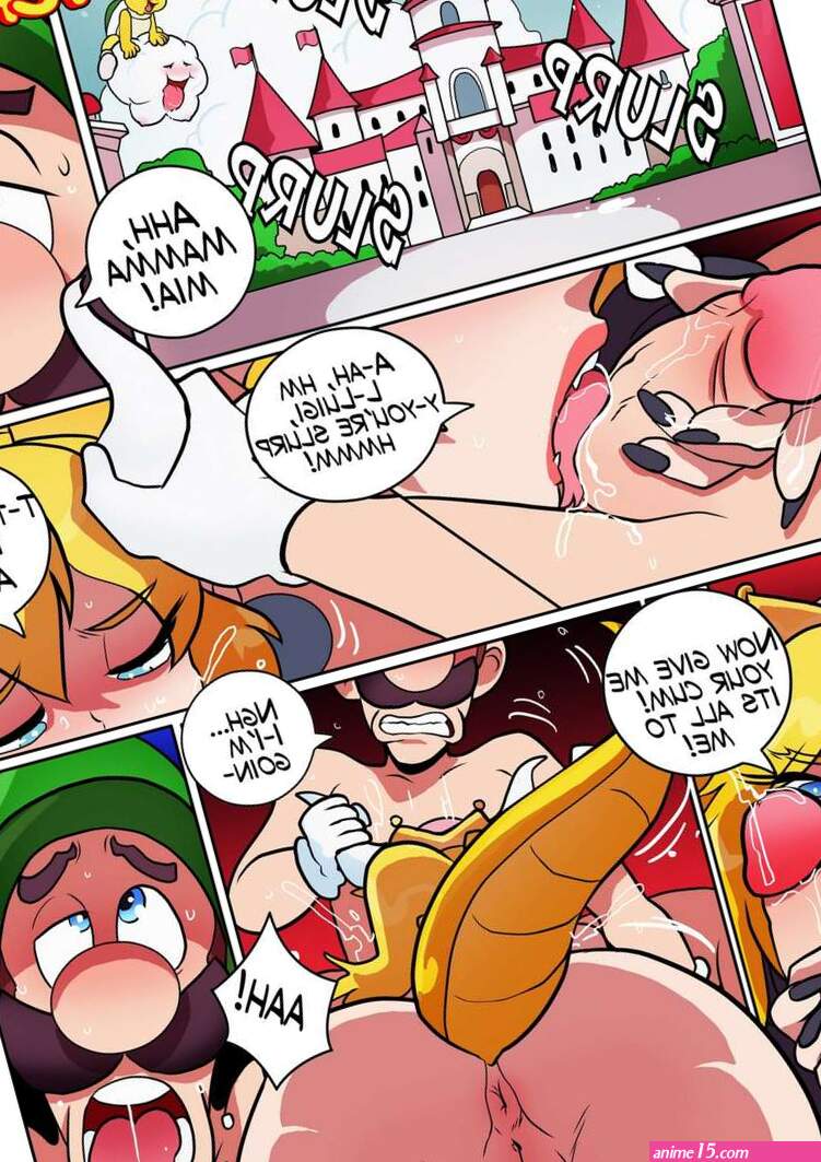 Porn comic Fucker Mario Bros. Gansoman. Sex comic are just crazy