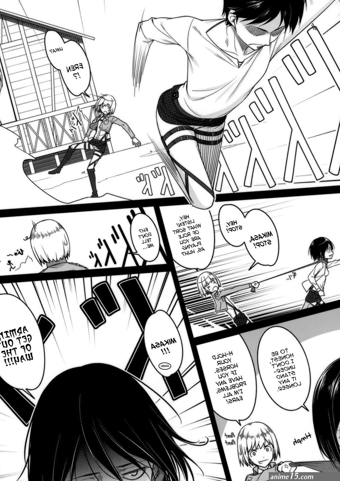 ATTACK ON MIKASA Porn comic Rule 34 comic Cartoon porn comic