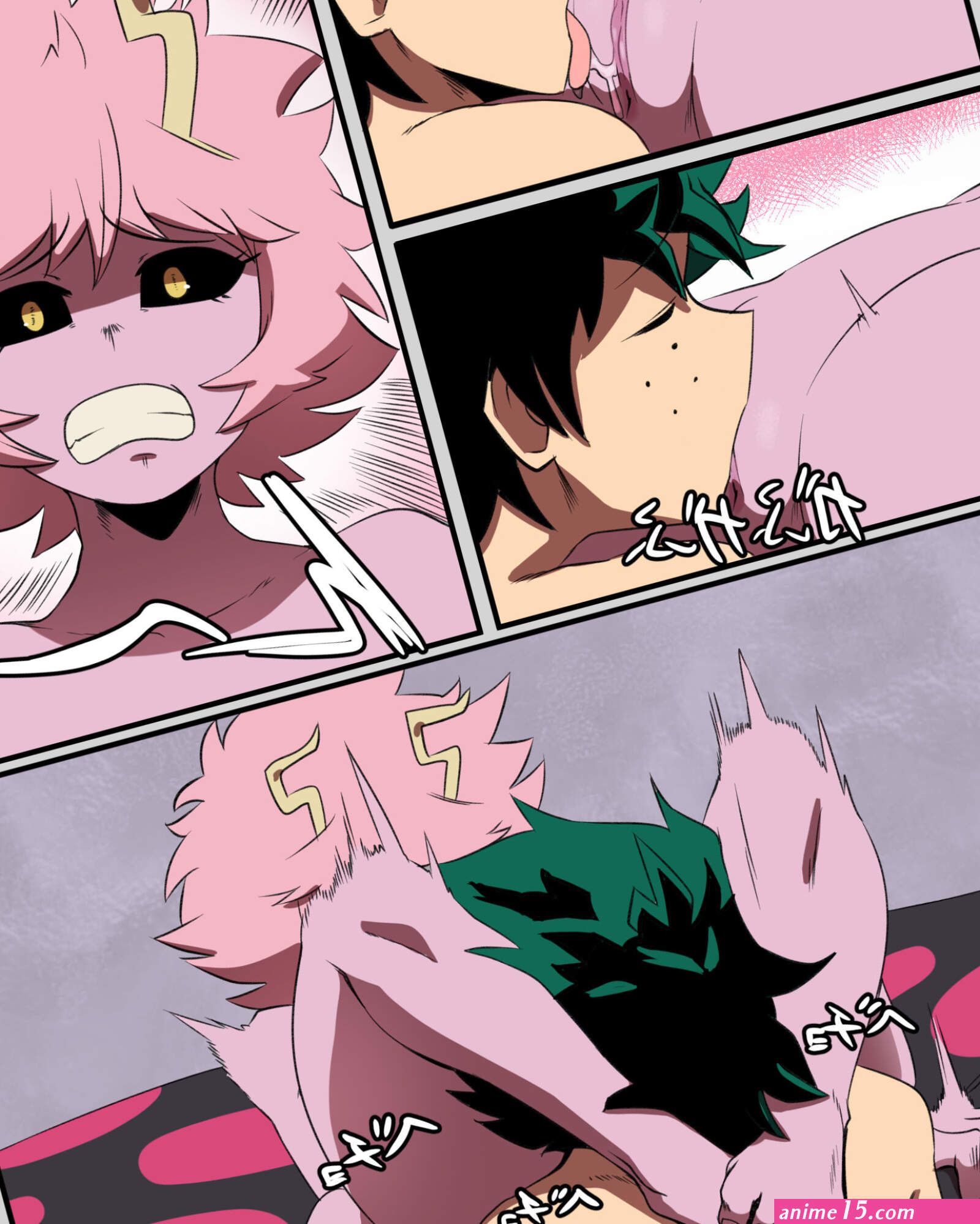 Mina x Izuku Comic Porn comic Rule 34 comic Cartoon porn comic