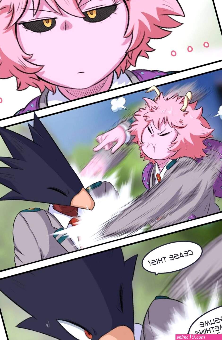As Thanks Mina x Tokoyami porn comic