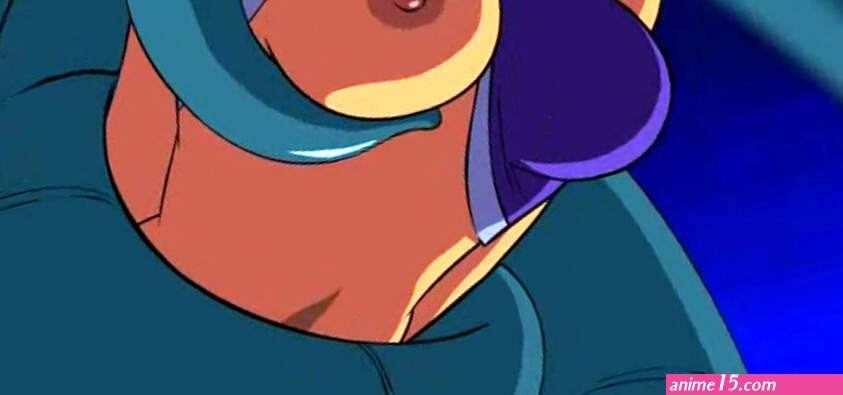 Starfire attacked by tentacled monster at cartoonvideos247.com