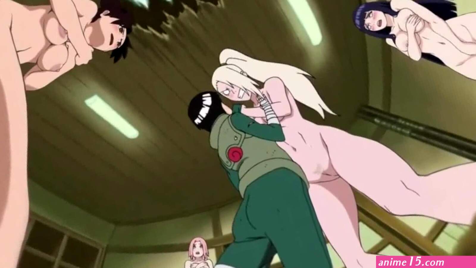Naked naruto girl in bath