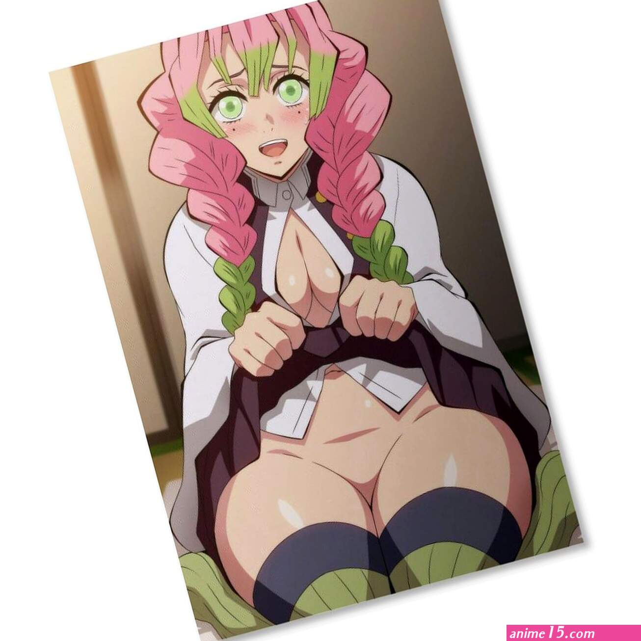 Anime Girl Poster Canvas Wall Art Sexy Mitsuri No Bra in Skirt Room Decor Office Decor Boy Gift P-4 16x24inch40x60cm Unframe-style : Amazon.ca: Home
