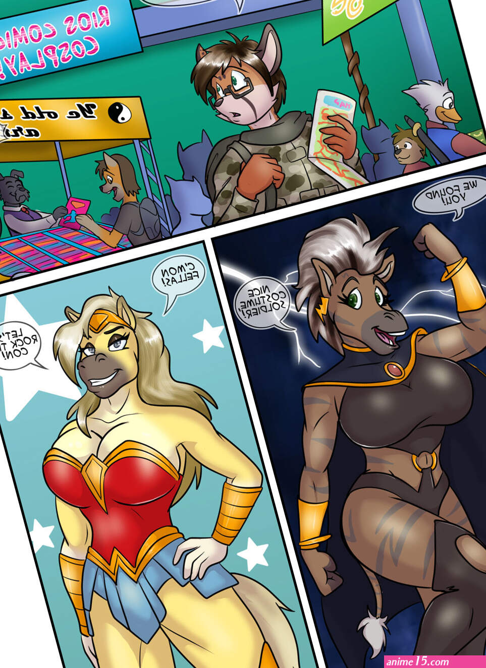 The Joys Of Cosplay comic porn