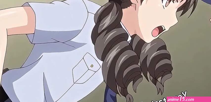 Slutty anime girl gets naked in front of classmate and begs for cock