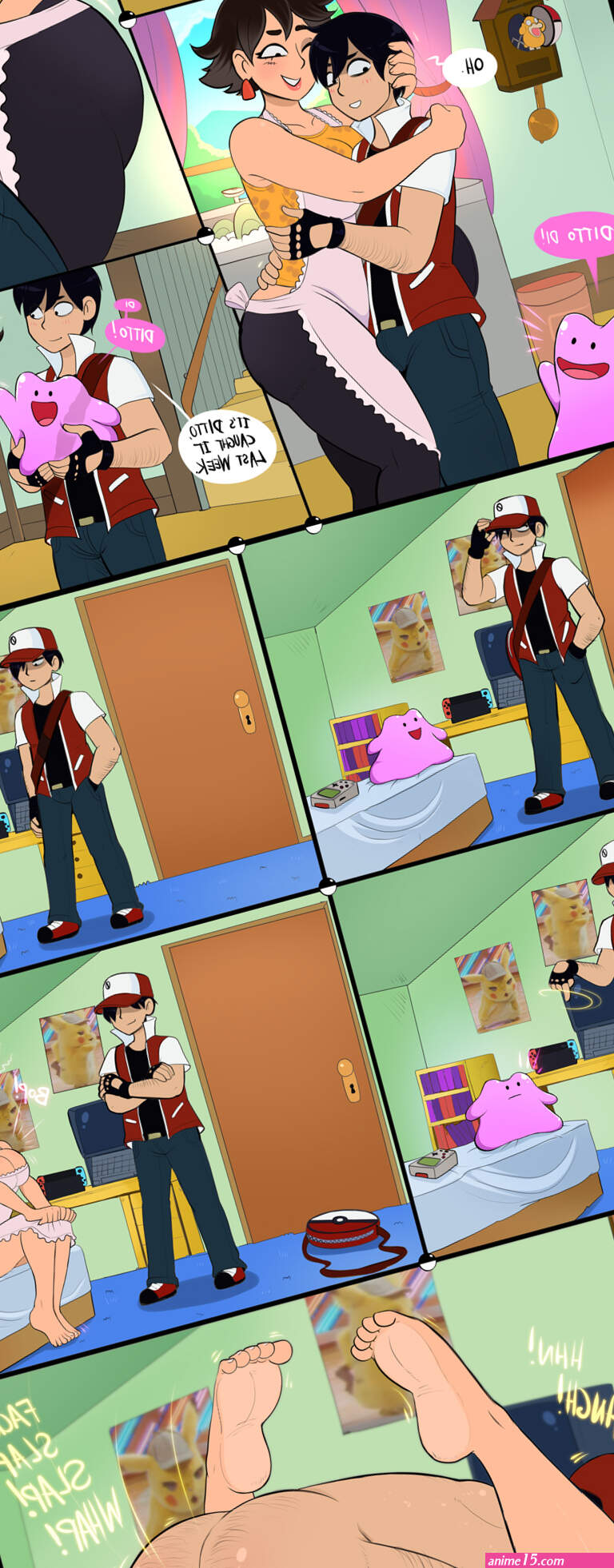Post 3135411: comic Ditto motherKanto Porkyman Red Shadman