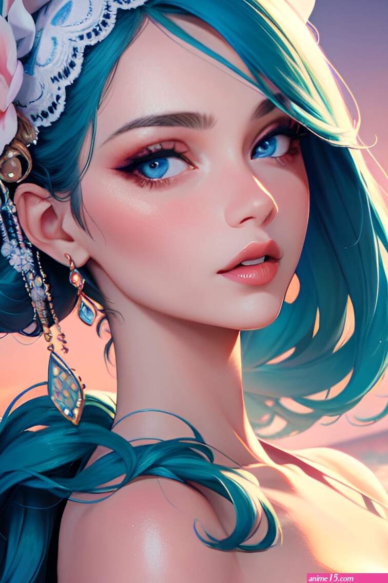 Anime Skinny Huge Boobs 50s Age Ahegao Face Blonde Straight Hair Style Light Skin Illustration Couch Front View Spreading Legs Nude 3667910233089563911
